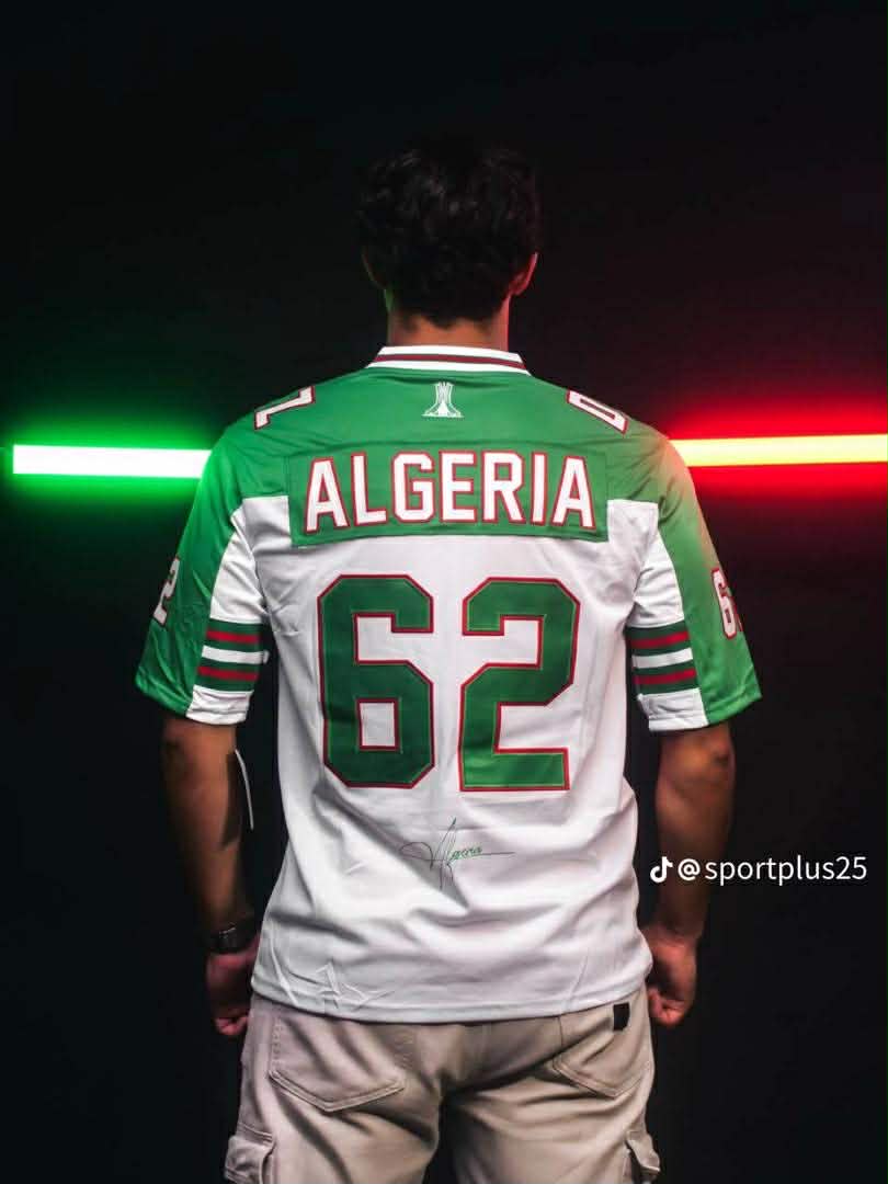 Maillot Heritage Algeria 62 - Édition Limitée DZ - Blanc & Vert