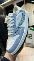 Air Jordan 1 Low - Custom Edition (Style Dior Grey)