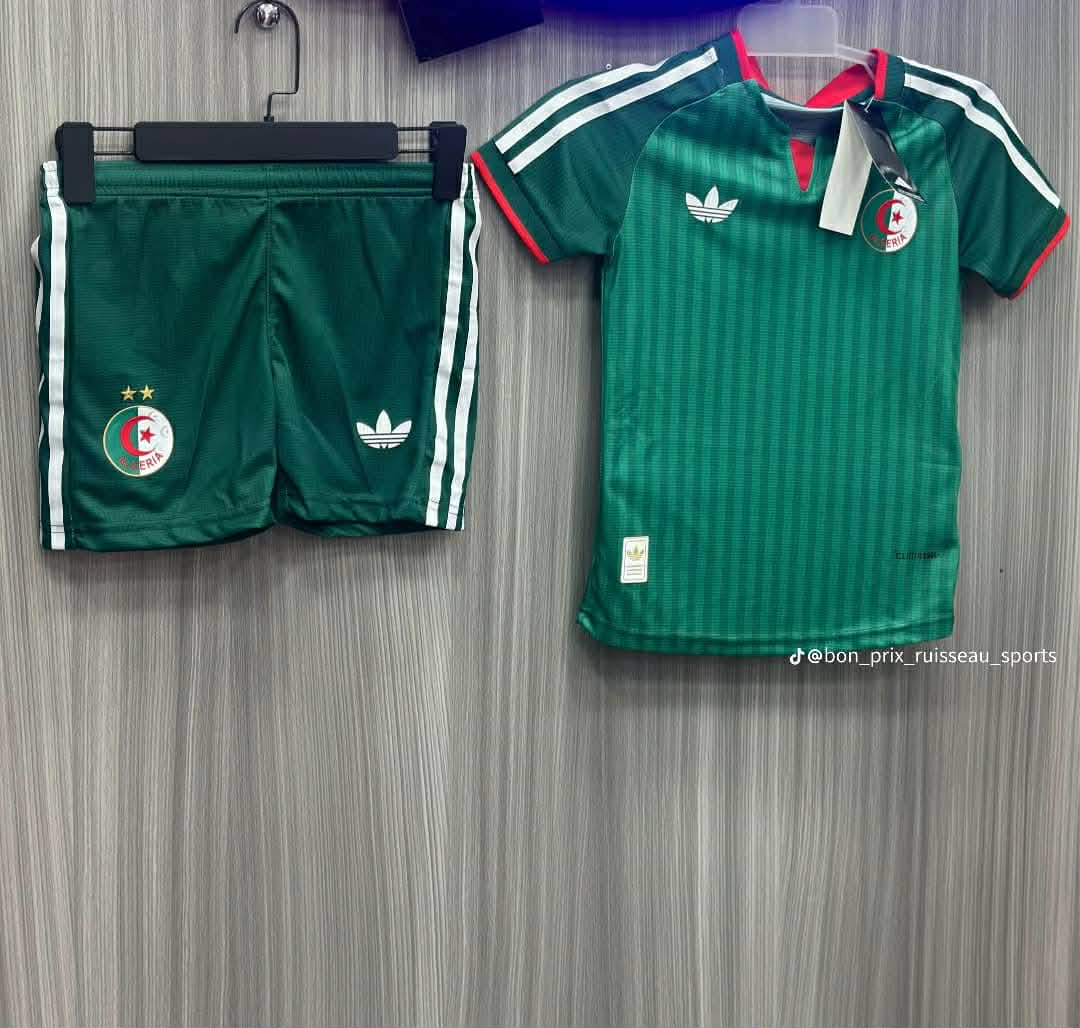 Tenue Officielle Supporters Algérie (Enfants) - Édition Fennecs