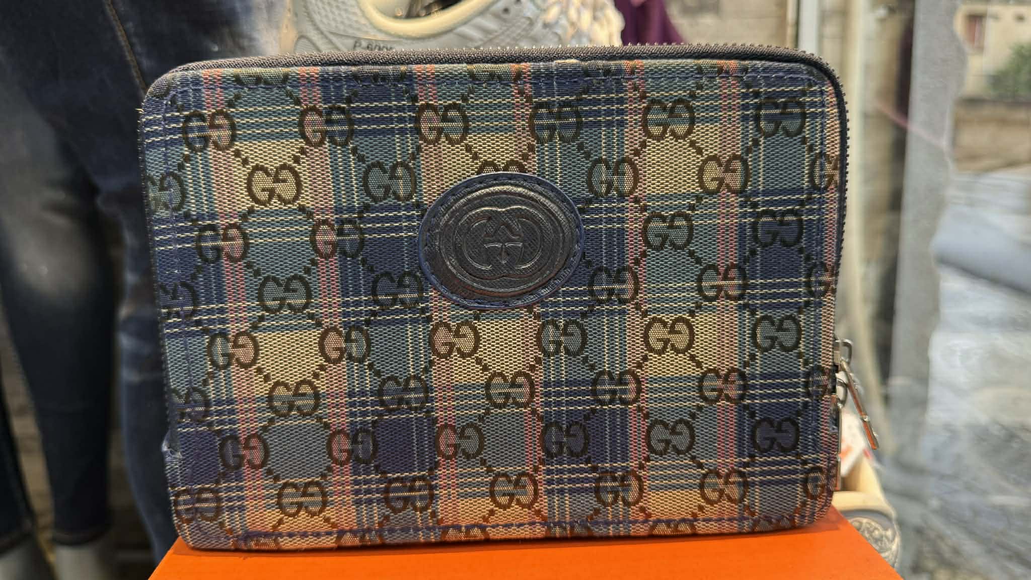 Sacoche Gucci – Motif Tartan & Monogramme