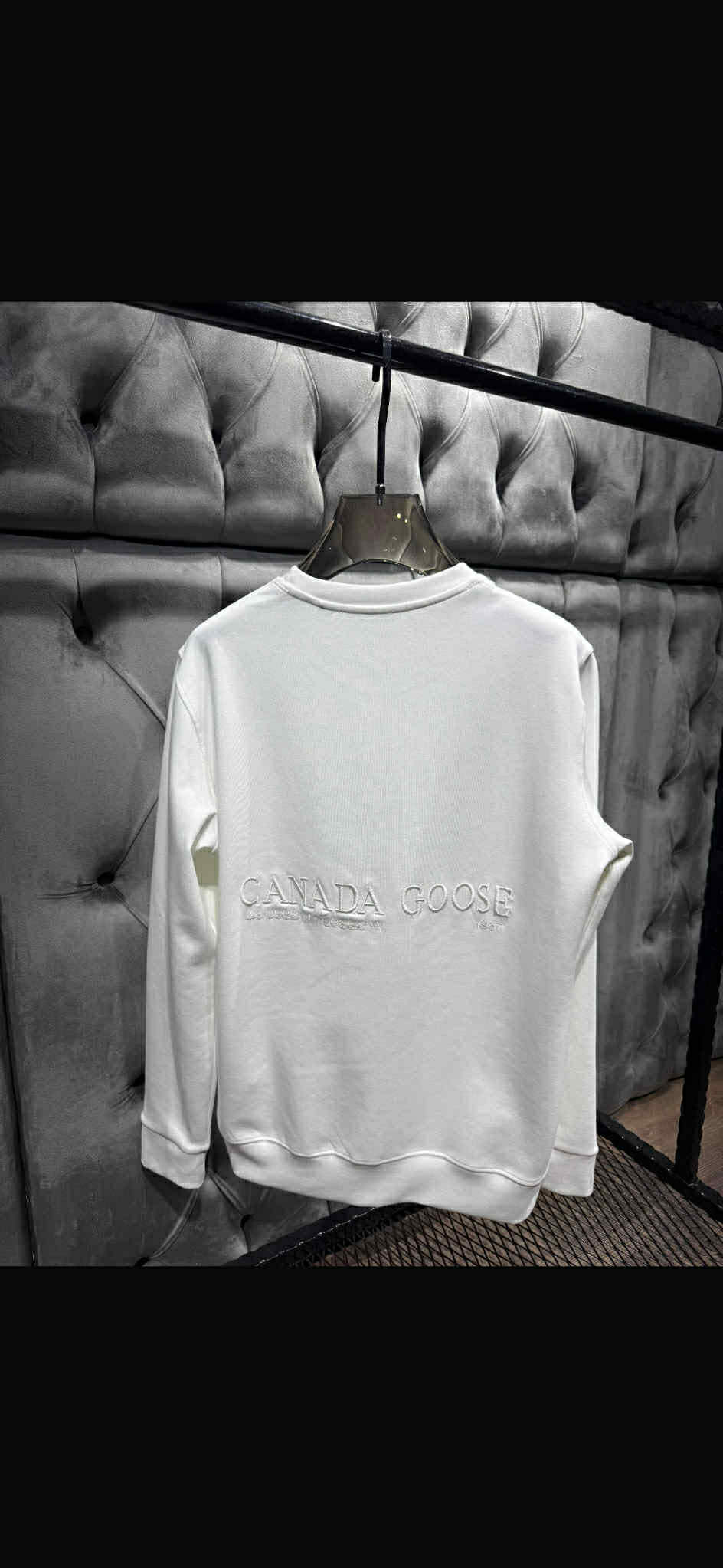 🔥 Sweatshirt Premium “Black & White Edition” – Broderie Dorsale