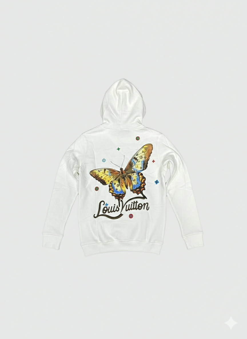 Sweat à Capuche Louis Vuitton - Collection "Butterfly Signature"